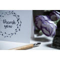 100 Custom Greeting Card White 50 pack Thank You Cards